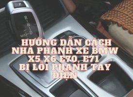 HƯỚNG DẪN BMW BỊ LỖI PHANH TAY ĐIỆN